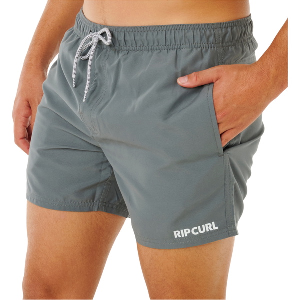 2026 Rip Curl Da Uomo Streamline Offset Volley Boardshorts 0EQMBO - Moss